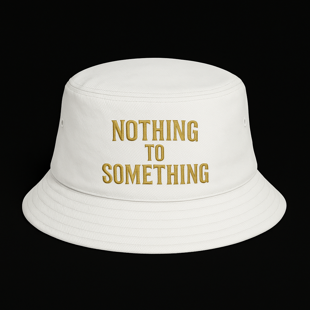 “NTS Signature Luxe Bucket – White & Gold”