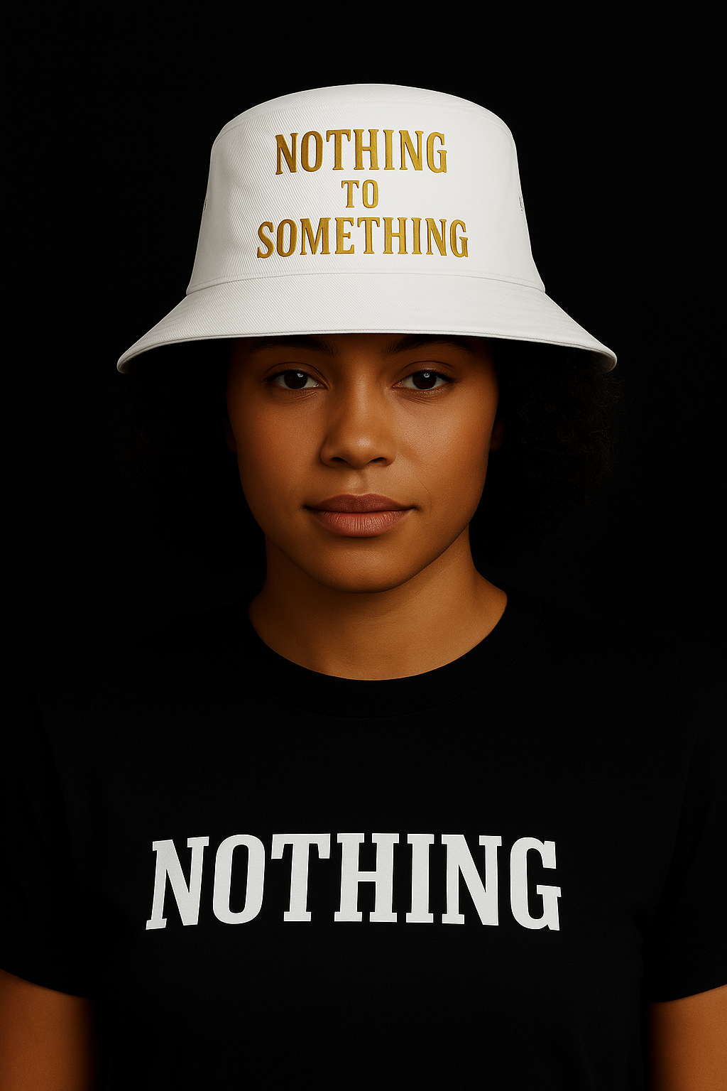 “NTS Signature Luxe Bucket – White & Gold”