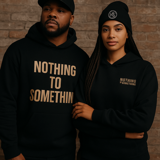 NTS Classic Logo Hoodie — Black/Gold