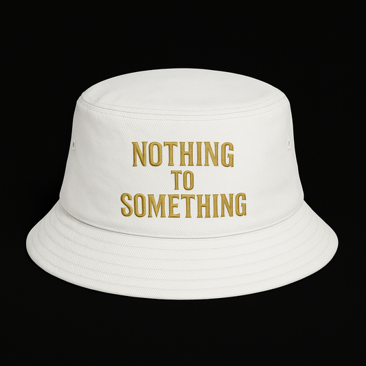 “NTS Signature Luxe Bucket – White & Gold”