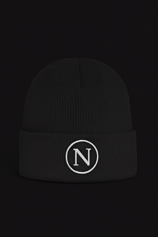 NTS Signature Beanie – Black & White